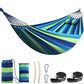 Cotton Hammock 8.9x4.9ft Holds Up to 660lbs Prevents Side