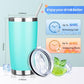 20oz Tumbler with Straw and Brush