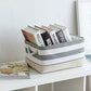 Storage Basket Fabric Basket with Handles Dog Toy Basket Cloth Storage Bin Shelf Basket Decorative Storage Basket Shoe Basket Gift Basket