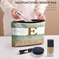 Beach Bag Initial Beach Tote with Makeup Bag for Travel Work Storage Personalized Birthday Gifts for Women Her