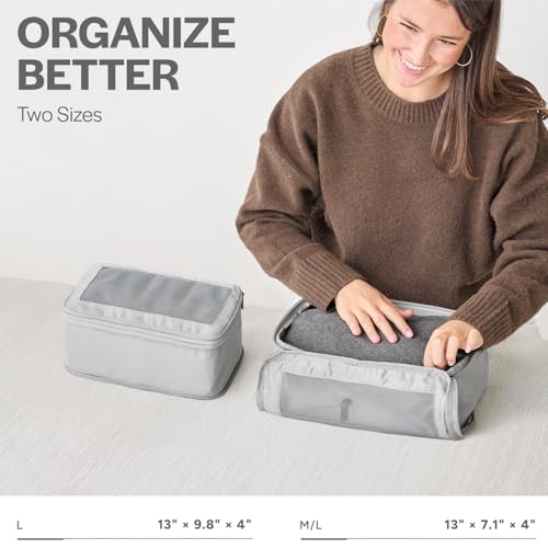 Compression Packing Cubes for Travel (2 Count)
