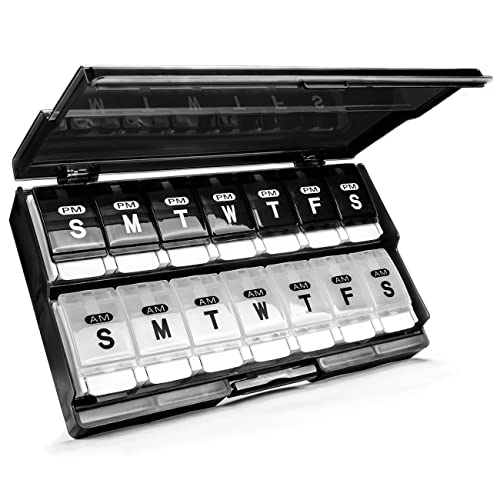 Extra Large Weekly Pill Organizer 2 Times a Day