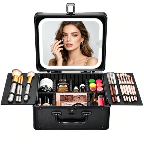 Makeup Bag with LED Mirror
