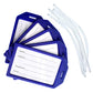Bulk 50 Pack Premium Rigid Airline Luggage Tag Holders with 6" Worm Loops