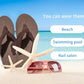 Flip Flops for Women Arch Support Summer Beach Sandals Brown Size 12