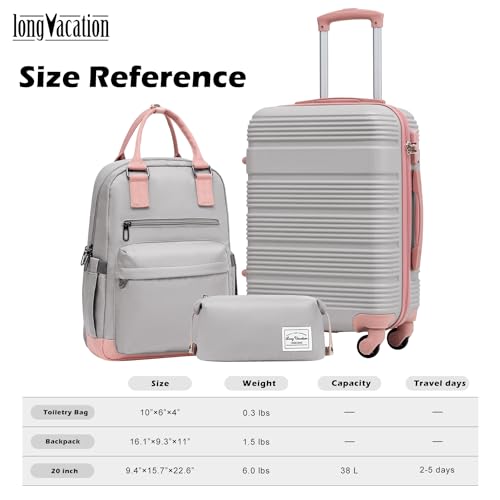 Luggage Sets with Spinner Wheels (3 Count)
