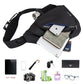 Sling Bag Men Backpack Unisex One Shoulder Bag Hiking Travel Backpack Crossbody with USB Port for Men Women Versatile Casual Daypack