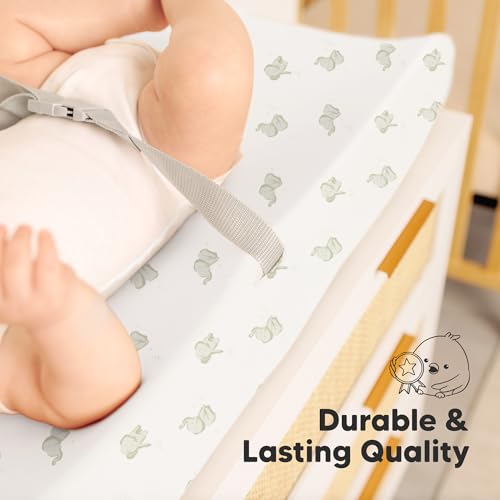 2 Pack Baby Changing Pad Cover for Girl (2 Count)