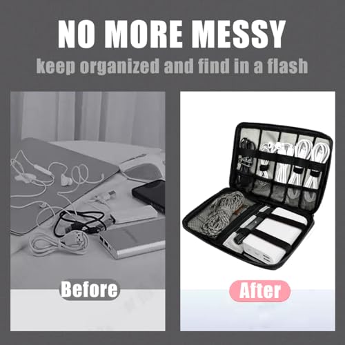 Travel Cable Organizer Pouch Electronic Accessories