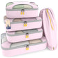 5 Set Packing Cubes for Travel with Laundry Bag (5 Count)