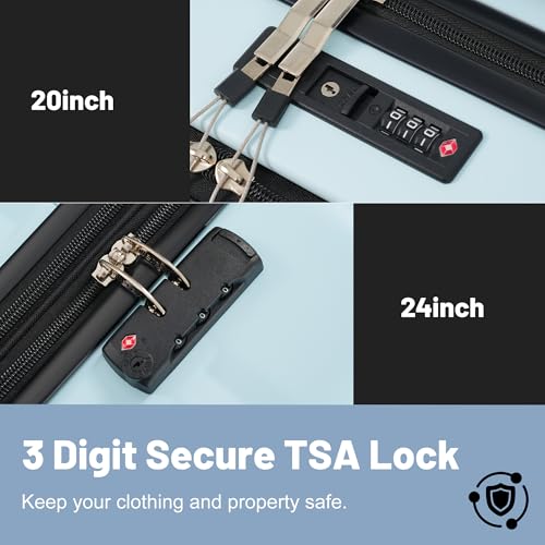 Luggage Sets Front Opening (2 Count)