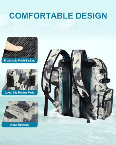 Fishing Backpack with Rod Holders