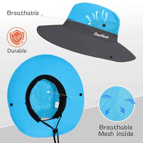 Women's Ponytail Safari Sun Hat