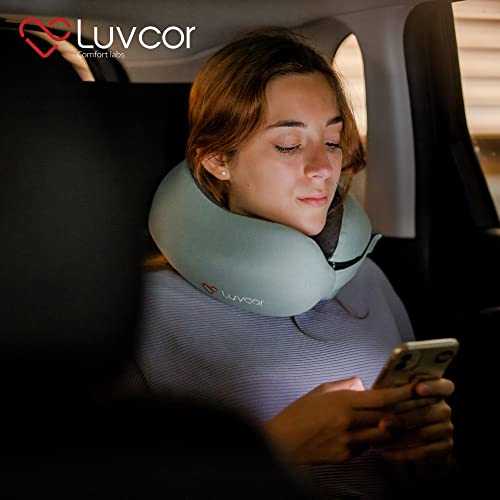 Premium Quality Memory Foam Travel Neck Pillow Bundle