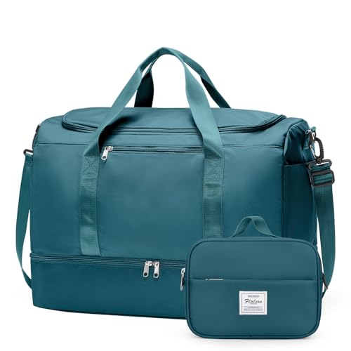 Travel Duffle Bag with Shoes Compartment (2 Count)