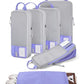 6 Set Compression Packing Cubes for Travel (6 Count)