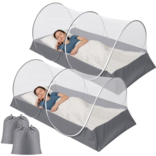 2 Pcs Mosquito Netting for Camping Bed 78 * 39 * 28 Inch (2 Count)