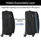 28 Inch Luggage with Spinner Wheels Expandable Large Suitcase with Wheels Softside Check in Luggage Rolling Suitcase with Lock Lightweight Travel Luggage for Men and Women