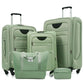 Softside Luggage Set Lightweight 3 Piece Suitcase with Duffel Bag (3 Count)