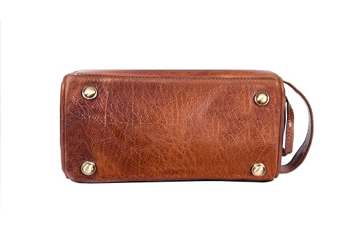 Leather Toiletry Bag for Men