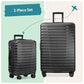 Boren Expandable Hardside Rugged Travel Luggage with 8 Spinner Wheels (2 Piece)