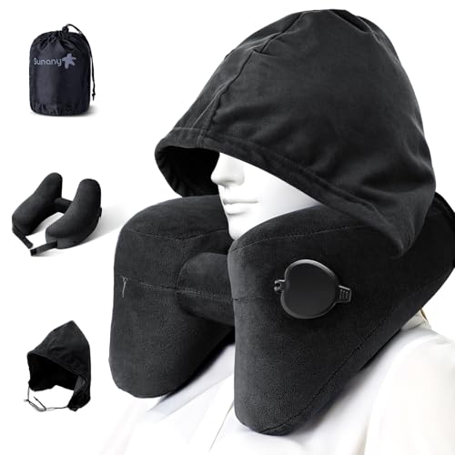 Travel Neck Pillow for Airplane Pillow Comfortably Supports Head