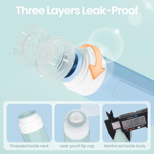 Travel Bottles for Toiletries 3oz (17 Count)