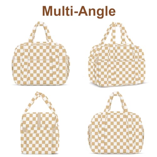 Corduroy Lunch Box Lunch Bag for Women Adults Men
