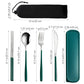 4 Piece Portable Travel Utensils Set with Case 18 (4 Count)