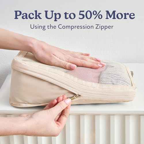 Space Saving Compression Packing Cubes for Women 6 (6 Count)