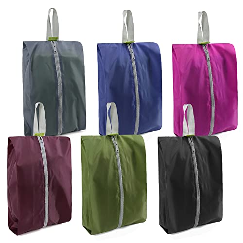 Travel Shoe Organizer with Zipper Closure (6 Count)