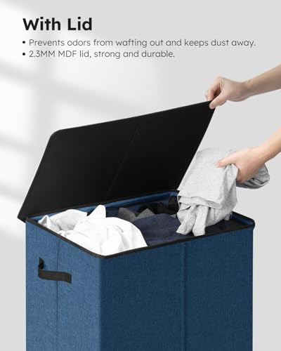 130L Laundry Hamper with Lid