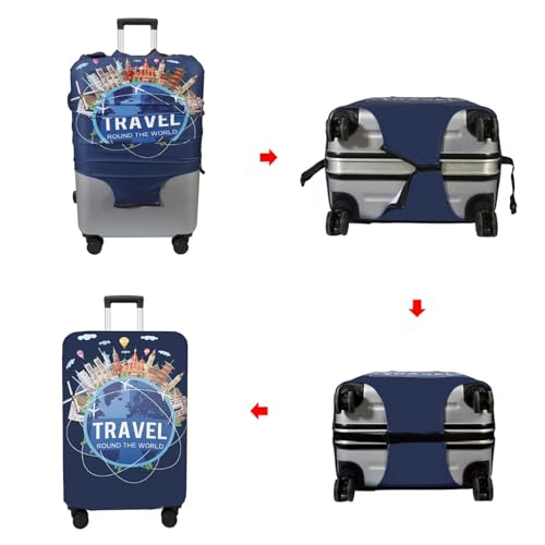 Travel Luggage Cover Suitcase Cover Protector Skins 18