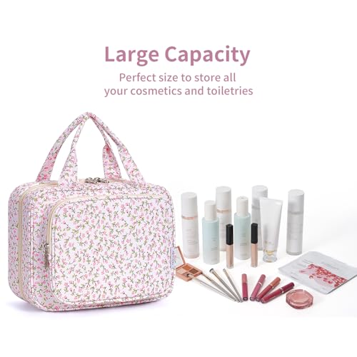 Hanging Toiletry Bag for Women Travel Makeup Bag Organizer Toiletries Bag for Travel Size Essentials Accessories Cosmetics