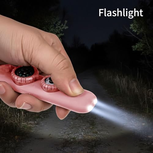 Multifunctional Survival Emergency Whistle for Kids with Compass Hiking Survival