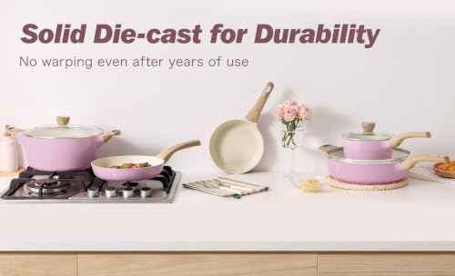 Ceramic Pots and Pans Set Nonstick