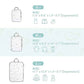 Compression Packing Cubes for Travel (4 Count)