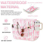 Waterproof Beach Tote Pool Bags for Women Ladies Extra Large Tote Bag Carryall Bag With Wet Compartment Fit 40oz Tumbler Holder Family Travel Bag for Cruise