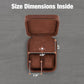 2 Slot Luxury Travel Faux Leather Watch Case. Watch Storage Organizer. Watch Display & Watch Holder. Perfect For Watch Collection. Ready to Gift for Men