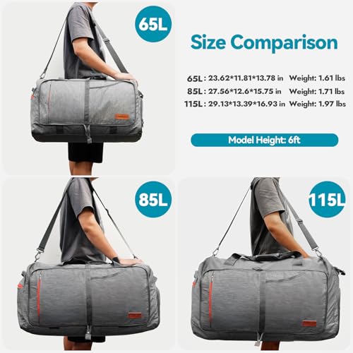 85L Travel Duffel Bag
