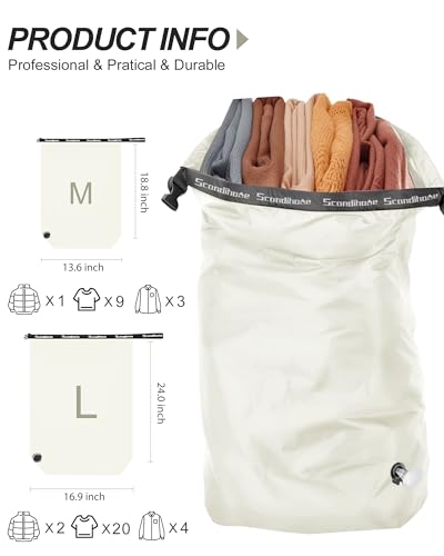 Compression Travel Laundry Bag for Dirty Clothes