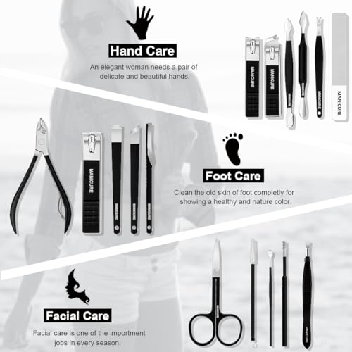 Manicure Set Professional Nail Clippers Pedicure Kit