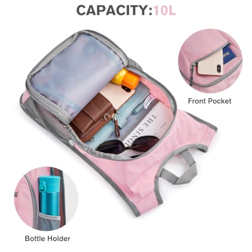 10L 15L Hiking Backpack Lightweight Packable Hiking Daypack Small Travel Outdoor Foldable Shoulder Bag