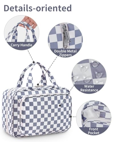 Hanging Toiletry Bag for Women Travel Makeup Bag Organizer Toiletries Bag for Travel Size Essentials Accessories Cosmetics
