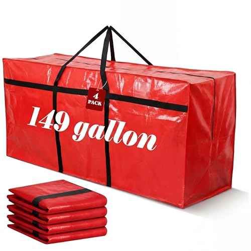 4 Pcs 149 Gallon Extra Large Moving Bags Heavy Duty Storage Bag (4 Count)