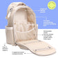 Boss Plus Large Diaper Bag Backpack with 19 Pockets