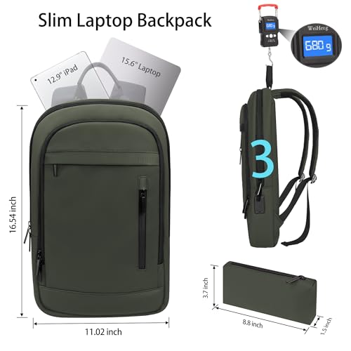 Business Backpack for Men Lightweight Commute Laptop Backpack Anti