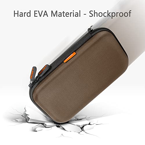 Brown Shockproof EVA Hard Case