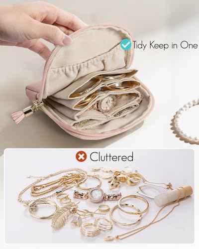 Small Travel Jewelry Case