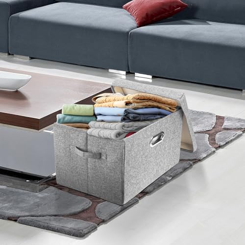 Large Storage Bins with Lids (3 Count)